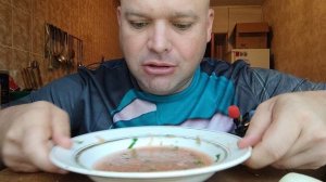 ОБЖОР две тарелки баланды/мукбанг утренний