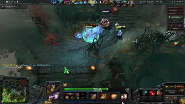 BEYOND GODLIKE!! - Timbersaw Carry MMR - DOTA 2 смотреть онлайн