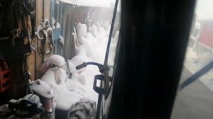 запуск трактора т 40 зимой! честный запуск!!!