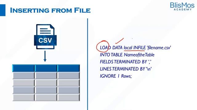Ways of  Inserting Data into Tables | MySQL