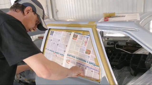 Как обклеить авто под ПОКРАСКУ и не запортачить внутрянку.