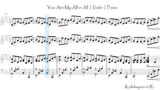 You Are My All in All | Violin | Piano смотреть онлайн