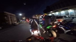 На мотоцикле по ночному городу. Street Kill