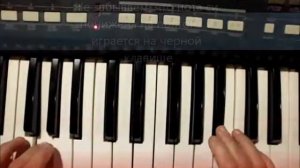 Учимся играть двумя руками на пианино.Колыбельная