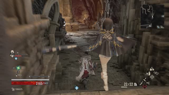 Code Vein Часть 41. Лабиринты штаба и Доминик