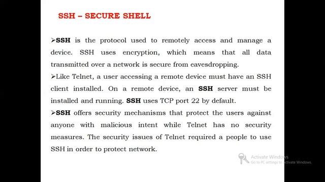 SSH AND TELNET - INTRODUCTION смотреть онлайн