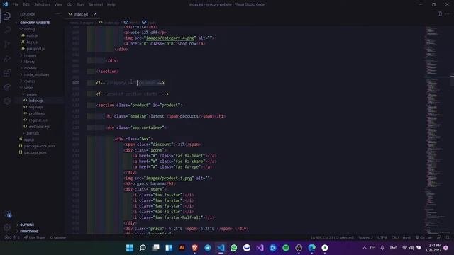 Web Programming Project | Shopping Website | Using HTML, CSS, JavaScript And Node.js, MongoDB