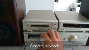 Technics SC-HD301 SE-HD301 301 HiFi System Demonstration