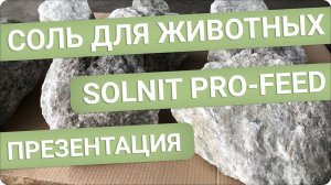 Соль лизунец для животных SOLNIT кормовой! Соляные глыбы для коров, лошадей, коз, овец, лосей.