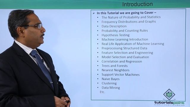 Introduction to Machine Learning with Statistics | Machine Learning |TutorialsPoint