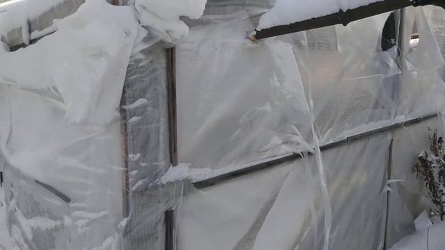 Начало строительства зимней плёночной теплицы. смотреть онлайн