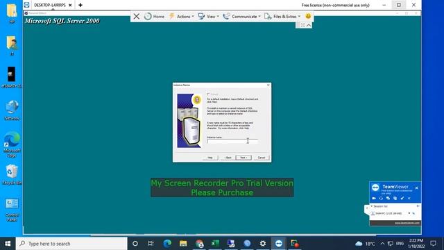 Sql 2000 In Window 10  Installation For Client