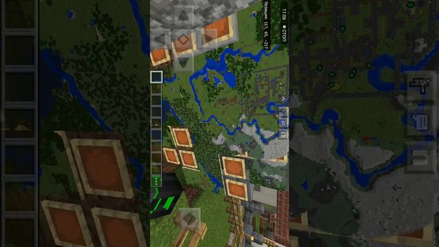 моя первая деревня в майнкрафте #майнкрафт смотреть онлайн