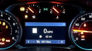 Chevrolet - Equinox - 2019 - LT: Gauge Cluster Startup Sequence