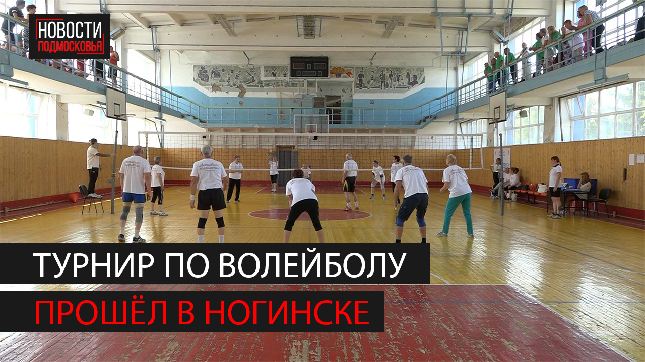 В Ногинске прошёл зональный этап турнира по волейболу в рамках проекта "Активное долголетие"