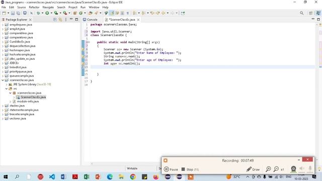 Scanner Class in Java #java #javacourse #javadeveloper #javaprogramming #learnjava  #codewithseema