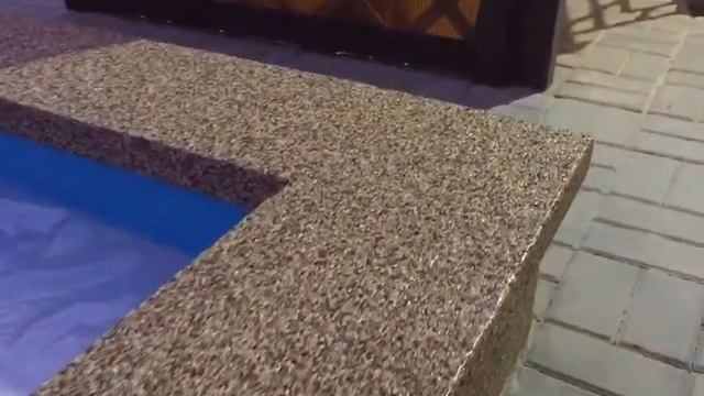 Борт бассейна из каменного ковра | WonderStone смотреть онлайн