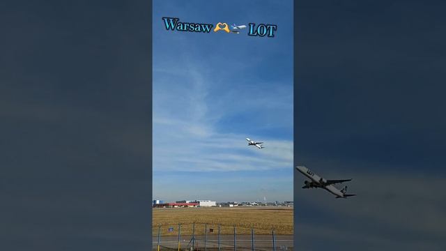 Touch to heavens ✈️??Warsaw airport #shorts #shortsvideo #poland #plane #flight #departure #airport