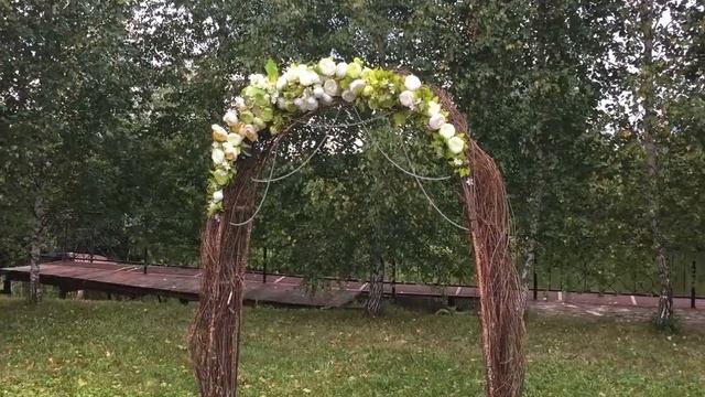 Свадебная арка. Аренда к регистрации свадьбы смотреть онлайн