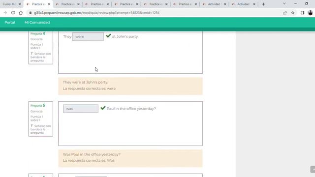 Practice exercise “Verb to be in past” смотреть онлайн