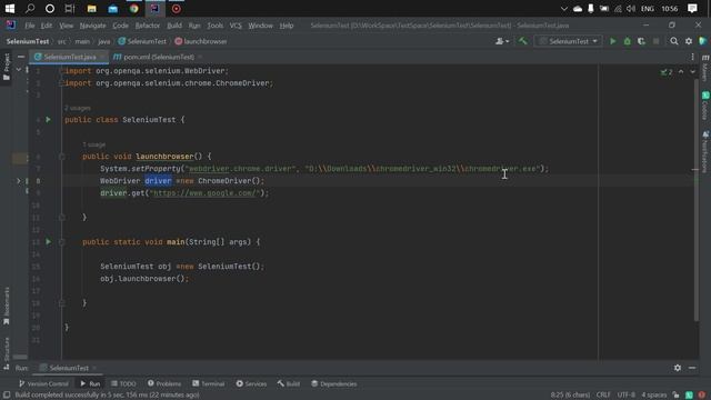 How to open chrome browser using selenium | Selenium Using Java | Selenium Tutorial - 1