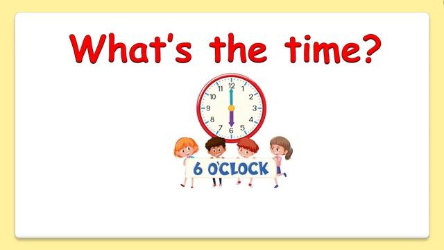Rainbow English 2 класс.Whats the time? Its ...oclock.