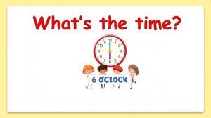 Rainbow English 2 класс.What's the time? It's ...o'clock.