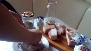 Посол сала СУХИМ СПОСОБОМ В БАНКЕ , ОЧЕНЬ ПРОСТО И ВКУСНО )))