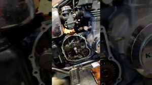 kawasaki eliminator zl400 оснавные косяки, шум в коробке!