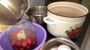 Компот из Райских яблок . Заготовка на зиму ароматного и вкусного компота .