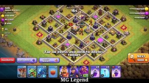 TH11 Electro Dragon Attack Strategy Without Siege Machine | TH11 War Attack Strategy Clash of Clans