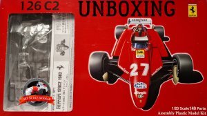 FERRARI 126C2 Formula 1 FUJIMI 1/20 Unboxing