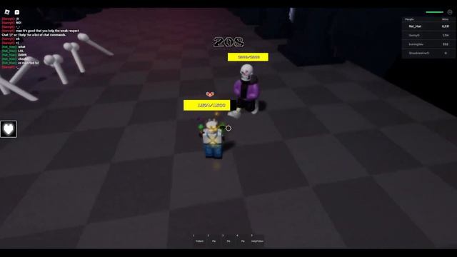 Roblox Undertale: Judgement Day cheater dying to a asgore user even with cheats smh... смотреть онлайн