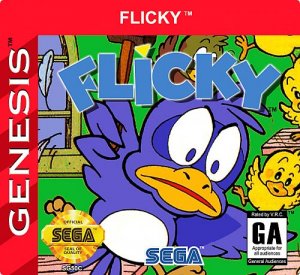 Flicky обзор игры сто это за игра Sega Mega Drive / Genesis / GENS