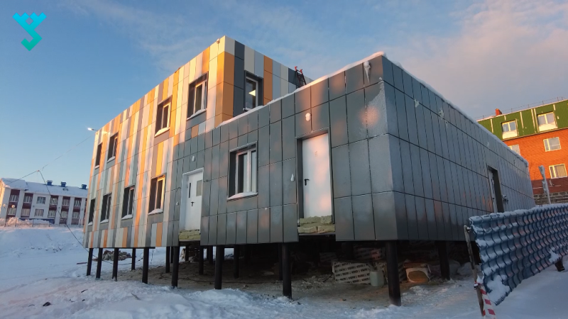 В Аксарке строят новый медицинский комплекс