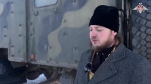 Богослужение в тыловом районе зоны СВО