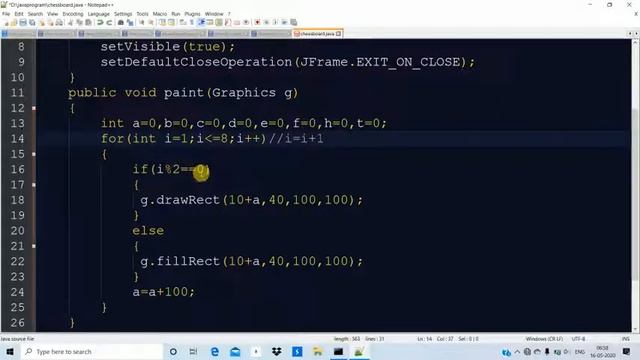 Make Chessboard in java swing || हिंदी में✔ смотреть онлайн