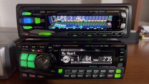 /////ALPINE CDA 7998 phantom face & CDA 5755G sound field processor DHE and DSP EFFECTS