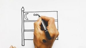 Bayroq rasmini chizish