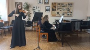 Й. Гайдн, соната для скрипки и фортепиано № 1, G-dur