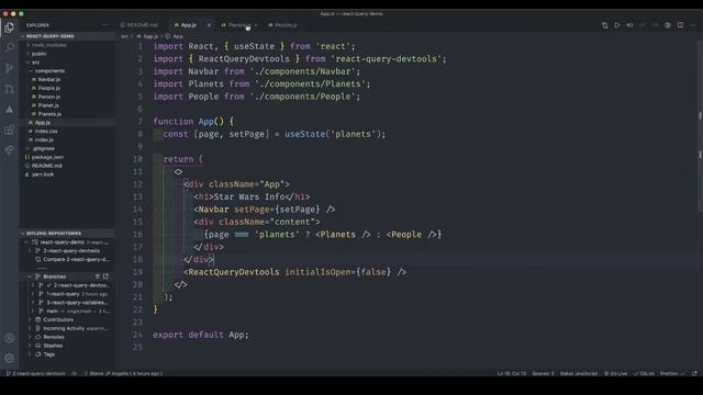 react-query demo смотреть онлайн