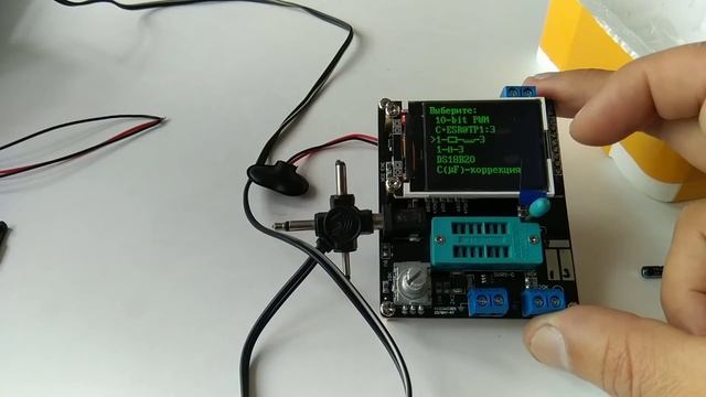 Транзистор тестер на русском GM328A смотреть онлайн