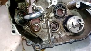 Разборка двигателя APRILIA Shiver 900.