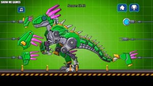 Dino Robot Velociraptor Corps - Full Game Play 1080 HD