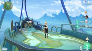 Прохладная тень для пассажа Чертёж декора Фонтейн Genshin