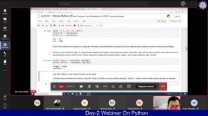 Day-2  Webinar On Python