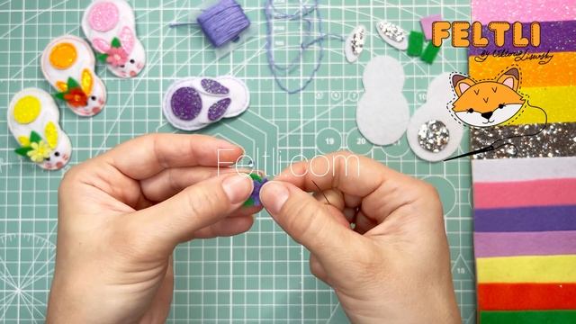 Заколки зайки своими руками / Милейшие заколки зайки из фетра / DIY Cute Felt Bunny смотреть онлайн