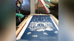 Паста для матирования стекла GLASSETCH silk screen. Шелкотрафаретная печать на стекле без разводов
