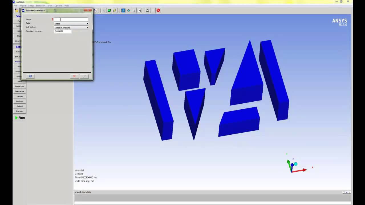 Моделирование взрыва в городской среде в Ansys Explicit STR и AUTODYN