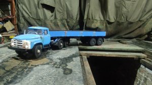 зил-133 Гя рс-модель на радиоуправлении.сделали полуприцеп своими руками. на